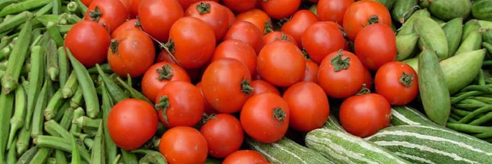 Tomater och grönsaker